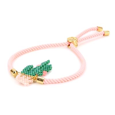 China Go2boho Miyuki Delica Bead 2020 fashion beaded crafts bracelets with simple beaded cactus bracelet chain for sale