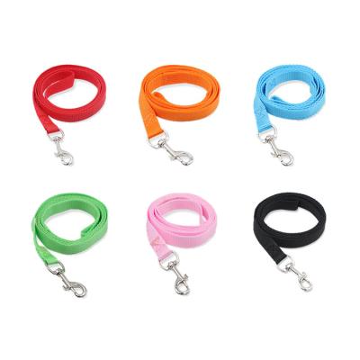 China New Wholesale Fashion 120cm Length Multicolor Pet Padded Imitation Nylon Leash For Dog for sale