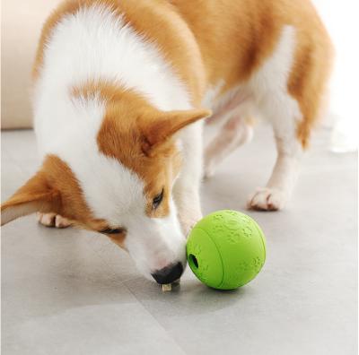 China Viable Dog Bite Toy Rubber Dog Toy Ball //of Pet Toy Dog Food Leaking Slow Molars for sale