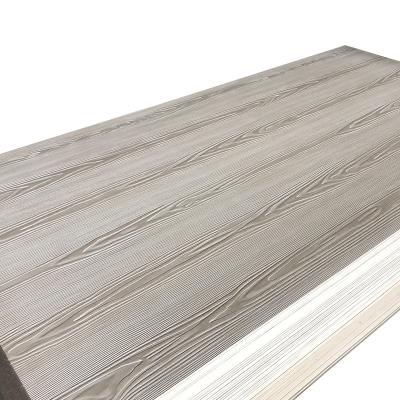 China Modern Fiber Cement Board 8mm Fiber Cement Siding Texture Wood Texture Cement For Exterior Wall for sale