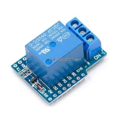 China 1Set One Channel Standard Development Board 1 Channel Wemos D1 Mini Relay Shield Wemos D1 Mini Relay Module ESP8266 for sale