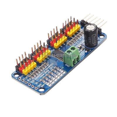 China Standard 16 Channel 12 Bit PWM/Servo Driver-I2C Interface PCA9685 Module Raspberry Pi Shield Module Servo Shield for sale