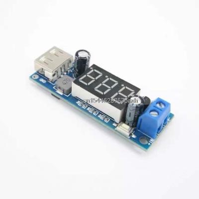 China DC-DC Standard Step-Down Module Voltmeter 5V USB Charger or Two-Wire Power Supply Input 4.5V-40V Output 5V/2A for sale