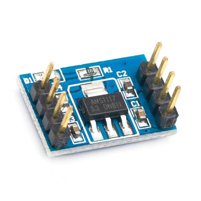 China Standard 3.3V/5V voltage regulator module voltage regulator chip to 3.3V module dual channel AMS1117 easy connection for sale