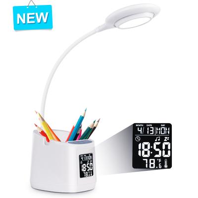 China Modern Contemporary Mobile Phone Holder Pen Holder Magic Touch Sensor LED Desk Lamp for College Students for sale