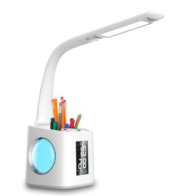 China Pen Stand Led Pen Stand Flexible Neck Dimmable Touch Control Led Desk Lamp Amazon Desk Lamp Color Changing Puck Lights Smart Home Light for sale