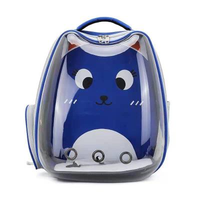 China New Design Fashion Cat Carrier Stocked High Quality Backpack With Clear Window Portable Durable Pet Carrier for sale