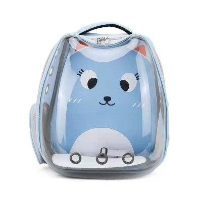 China Transparent Breathable Pet Backpack Capsule Space Carrier Design Travel Large Capacity Pet Stored Outdoor Bag for sale