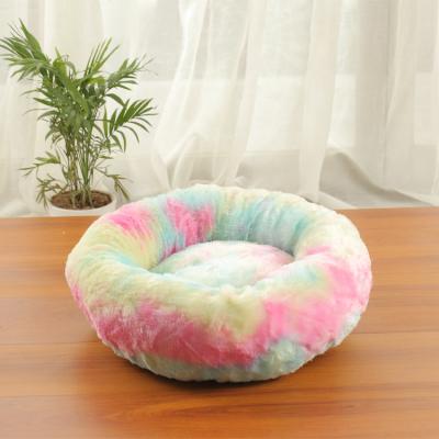 China Viable Winter Cat House Kennel Puppy Mat Cat Nest Sofa Cushion Cat Dog Bed Warm Soft Pet Supplies for sale