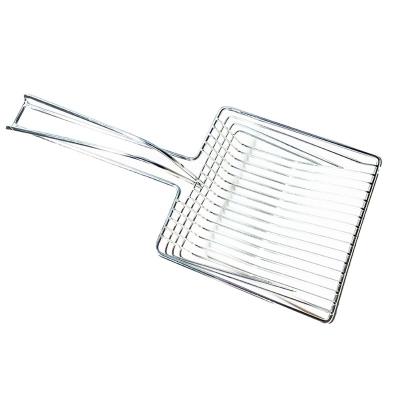 China Cat Litter Scoop Stainless Steel Metal Cat Litter Scooper Stocked Scoop Shovel for sale