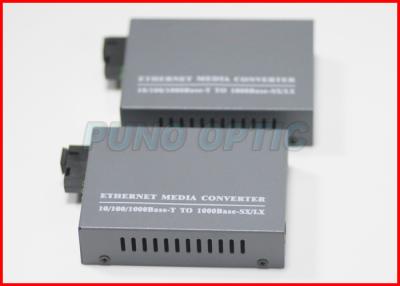 China Fast Fiber Optic Media Converter 10/100/1000Base - RJ45 to 1x 1000Base-SFP for sale