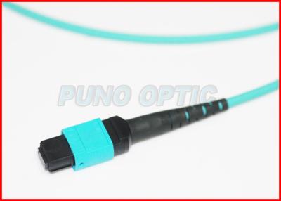 China Wasserdichter Aqua-Lichtwellenleiter, mehradriges MTP-Flecken-Kabel 50/125um zu verkaufen