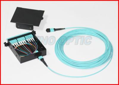 China MTP - LC Fiber Optic Cassette Patch Panel 12 Duplex LC To 2 X 12 Core for sale