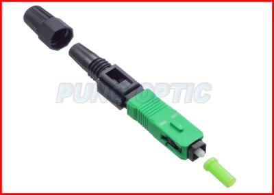 China Fast SC APC Field Assembly Optical Connector 2.0 X 3.0mm Pre - Terminated for sale