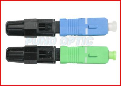 China SC APC Field Installable Fiber Optic Connector , FTTH Drop Cable Termiantor for sale