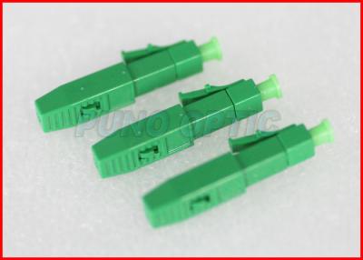 China 0.9mm LC APC Field Assembly Optical Connector Pre - Terminated Green Color for sale