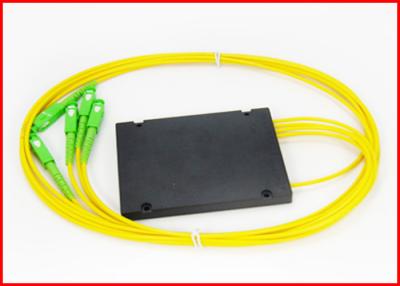 China Faser 1x64 Optik-PLC-Teiler mit Spleiß/Pigtailed-ABS Modul SGS ROHS zu verkaufen