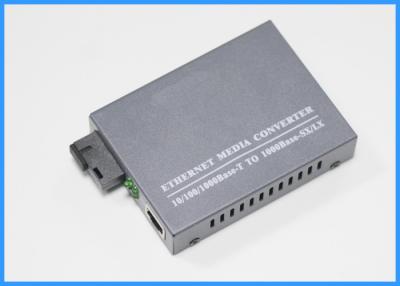 China 1000Base SC Dual Port Fiber Optic Media Converter Single Mode 9 / 125um Type for sale