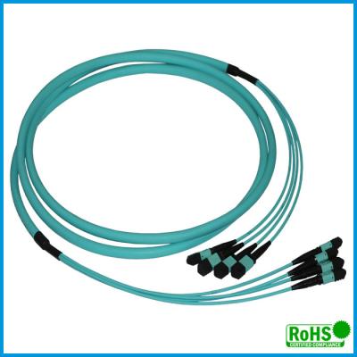 China High Performance MPO Fiber Optic Cable With Multi - Cores PVC Jacket for sale