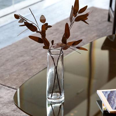 China Contemporary Simple Clear Glass Flower Cylinder New Product Hydroponic Transparent Glass Vase Home Decorative Vase for sale