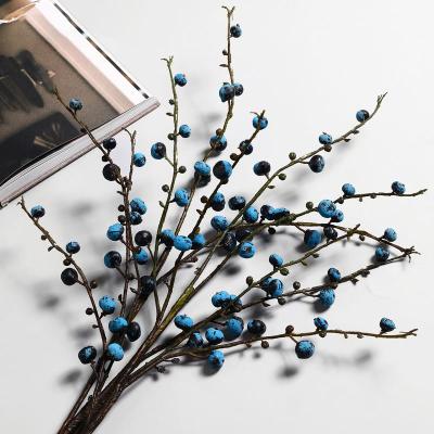 China High Quality Bouquet Artificial Berries Two Colors Indoor Decorations Plants For Home Decor Artificial Plant for sale