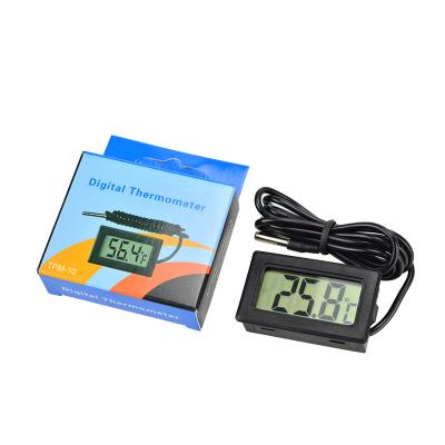 China Digital LCD Thermometer Display Car Refrigerator Incubator Aquarium Thermometer Meter TPM-10 TPM-10 Measure 1M for sale