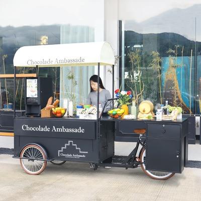 China Electric Solar Panel Food Tricycle for Easy and Convenient Operation 277*210*70cm for sale