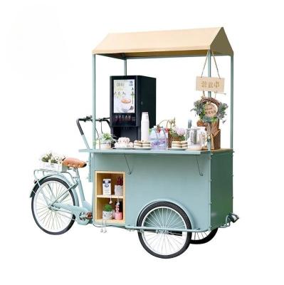 China High Productivity Food Tricycle Bike for Mobile Vending Cart Electric Tricycle for sale