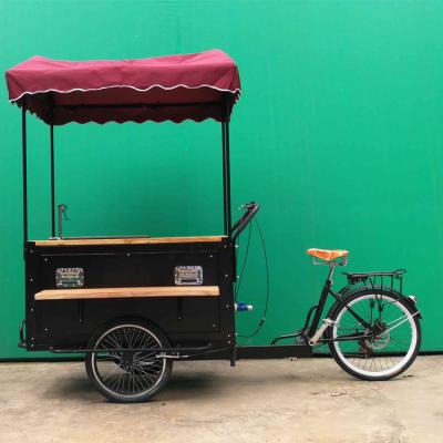 Chine Appareil de remorque de panier de café en acier inoxydable pour vélo en plein air et tricycle de vente de rue à vendre