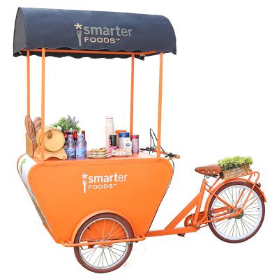 China Mobile Bar/Beer Cart/Tricycle/Rickshaw Bicycle Food Bike for Small Coffee Businesses for sale