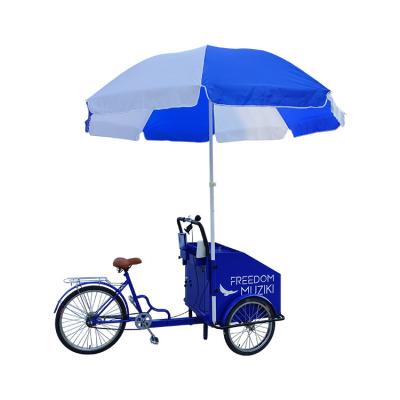 Chine 220V/380V Vélo de nourriture de rue mobile Tricycle de panier pour un fonctionnement et une configuration faciles à vendre