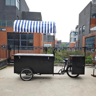 China Mobiele Voedsel Truck Fietsmandje Tricycle Vending Cart voor uw bedrijf Te koop