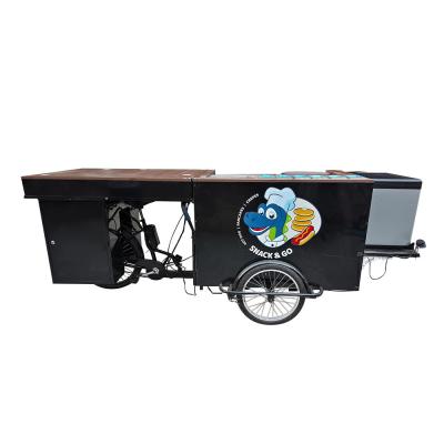 China Three-Wheeled Bicycle Food Cart High Productivity for Fast Food Street Vending for sale