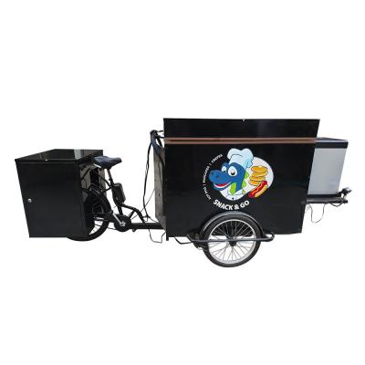 China Multifunction Breakfast Electric Tricycle Food Cart Bike Cart for sale