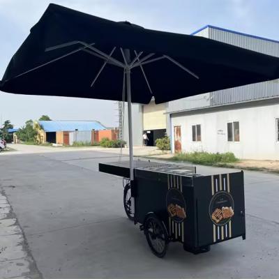 China Outdoor Street Vending Cart voor veelzijdige boerenmarkt en winkelgemak Te koop