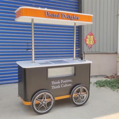 China gelato ice cream pozzetti cart ice cream cart ice cream push cart for sale