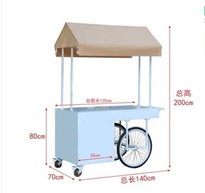 China China Made Small Street Ice Cream Trucks Food Cart Used Stainless Steel Food Trucks for Sale for sale