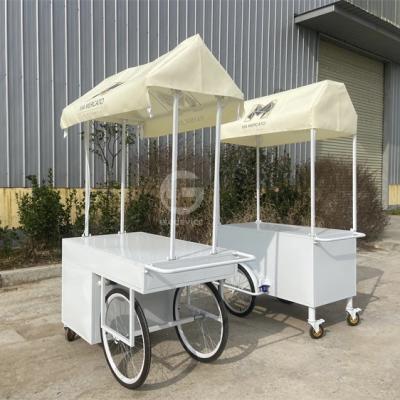 China Decorative Modern Design Star Hotel Display Bike Restaurant Ice Cream Bicycle Cart for sale