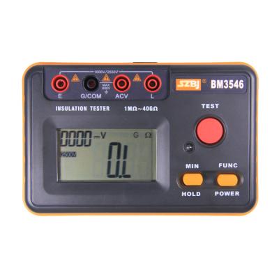 China BM3546 Insulation Resistance+Measure Voltage 2500V Insulation Tester Resistance Testers 1000V 2500V High Voltage Digital Megger for sale