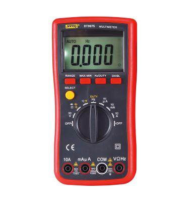 China DT9975 Digital Multimeter DC Range True Manual AC Voltage Meter Handheld Voltmeter RMS Voltmeter Ammeter Diode Triode Tester DT9975 for sale