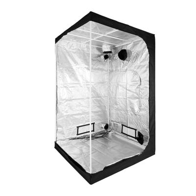 China Easily Assembled Hydrophobics Tent 120*120*200 Flower Planting To Grow Reflective Tent 210d/600d Oxford Single Room High Greenhouse 4*4ft for sale