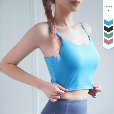 China 2020 New Sports Bra Tank Crop Top Daily Wear Sports Gym Shirts Sports Bra Women Breathable Sports Crop Top For Lady for sale