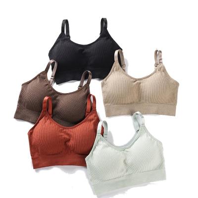 China Sustainable Comfortable Yarn Free Bralette Push Up Plunge Suggest Active Soft Nightgowns Sleepwear Sleep Bra For Women for sale