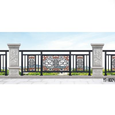 China New 2021 Veranda Easily Assembled Design Aluminum Fence for sale