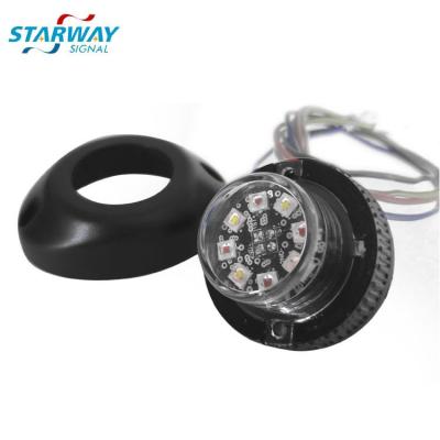 China Aluminum & PC Bi-Color Starway Secret Bullet LED Hide Away Strobe Light Kit For Truck & AMS for sale