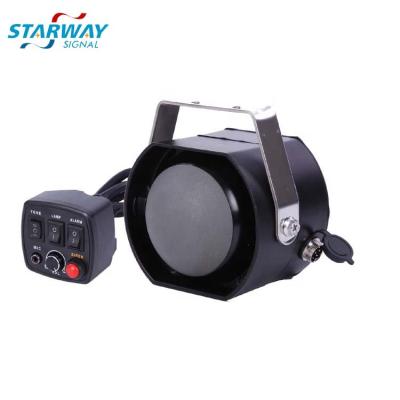 China Emergency Speaker Police Siren Car 12V Electronic Waterproof 60W Warning Led Light Bar Motorcycle 12V Police Siren For Car for sale