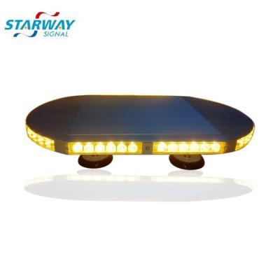 China PC Starway 12V CE Aluminum And Amber Led Police Emergency Strobe Truck Warning Vehicle Used Mini Light Bar for sale