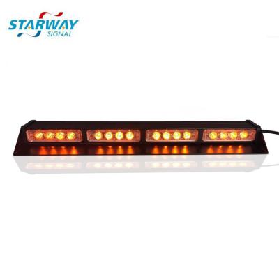 China Aluminum And PC Starway Police Car Dash Inner Led Deck Mounted Warning Light For Emergency for sale