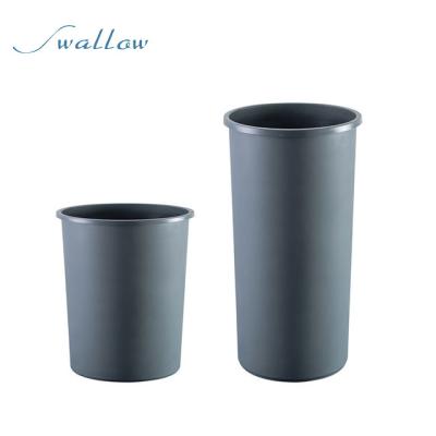 China Gray Trash Can Sustainable, 10 Gallon Round Waste Basket, For Kitchen Home Office | Swallow for sale