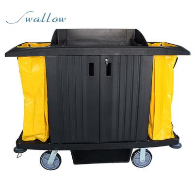 China Hotel and other service places hotel service trolley - 150 kg - 2 laundry bags | Swallow for sale